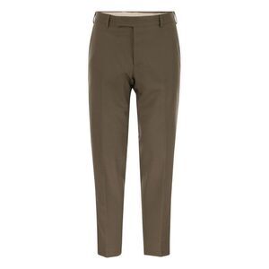 PT TORINO Men's Flat-Front Trousers Men BROWN Pants